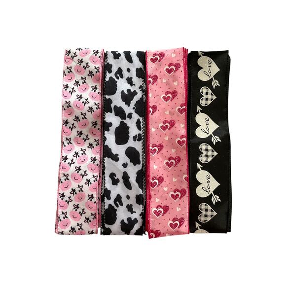 Cow Valentine Wreath Bundle | I’ll Love You Til the Cows Come Home Sign & Ribbon - Picture 4 of 7